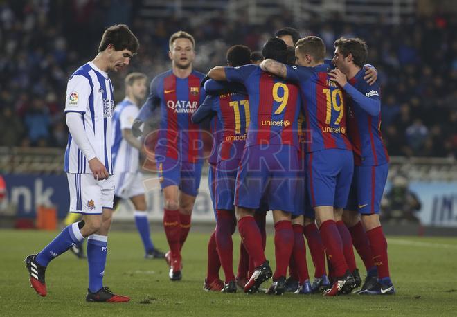 Real Sociedad,0 - FC Barcelona,1