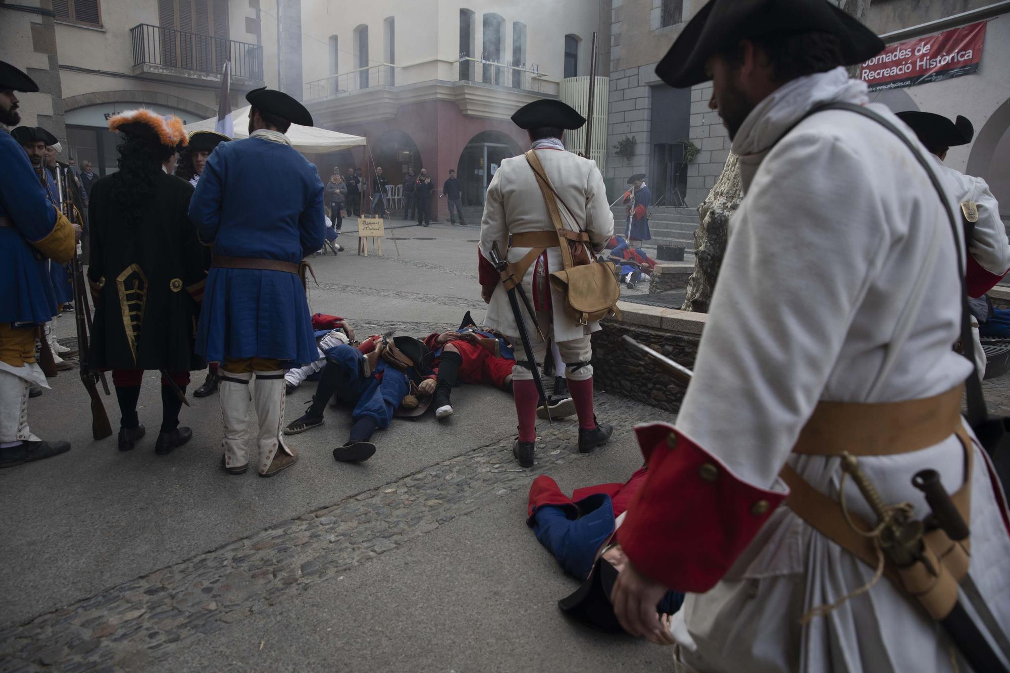 Arbúcies recrea el tradicional Combat de fa més de 300 anys