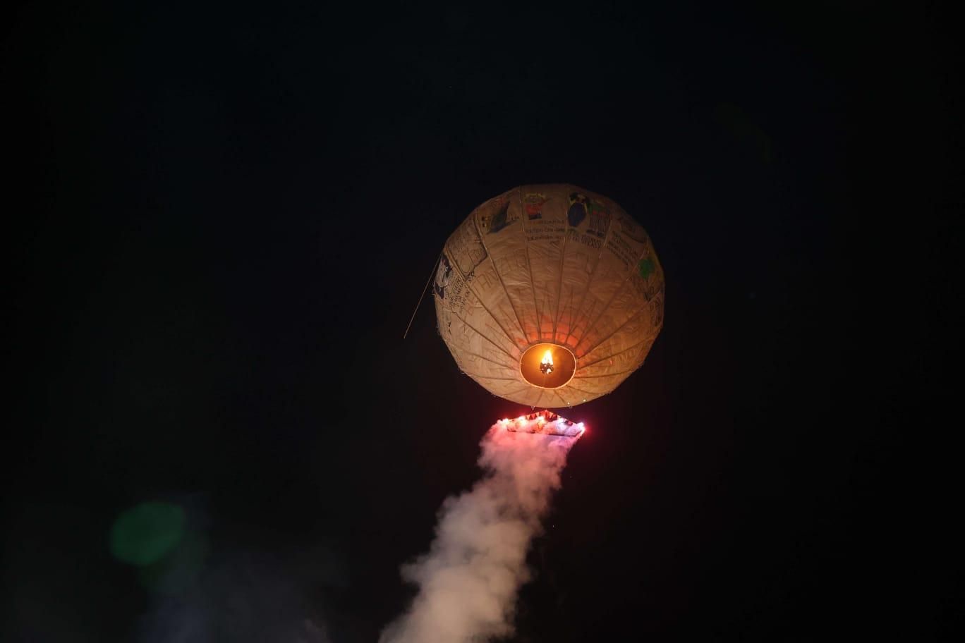Vuelo perfecto del Globo de Betanzos por su 150 aniversario