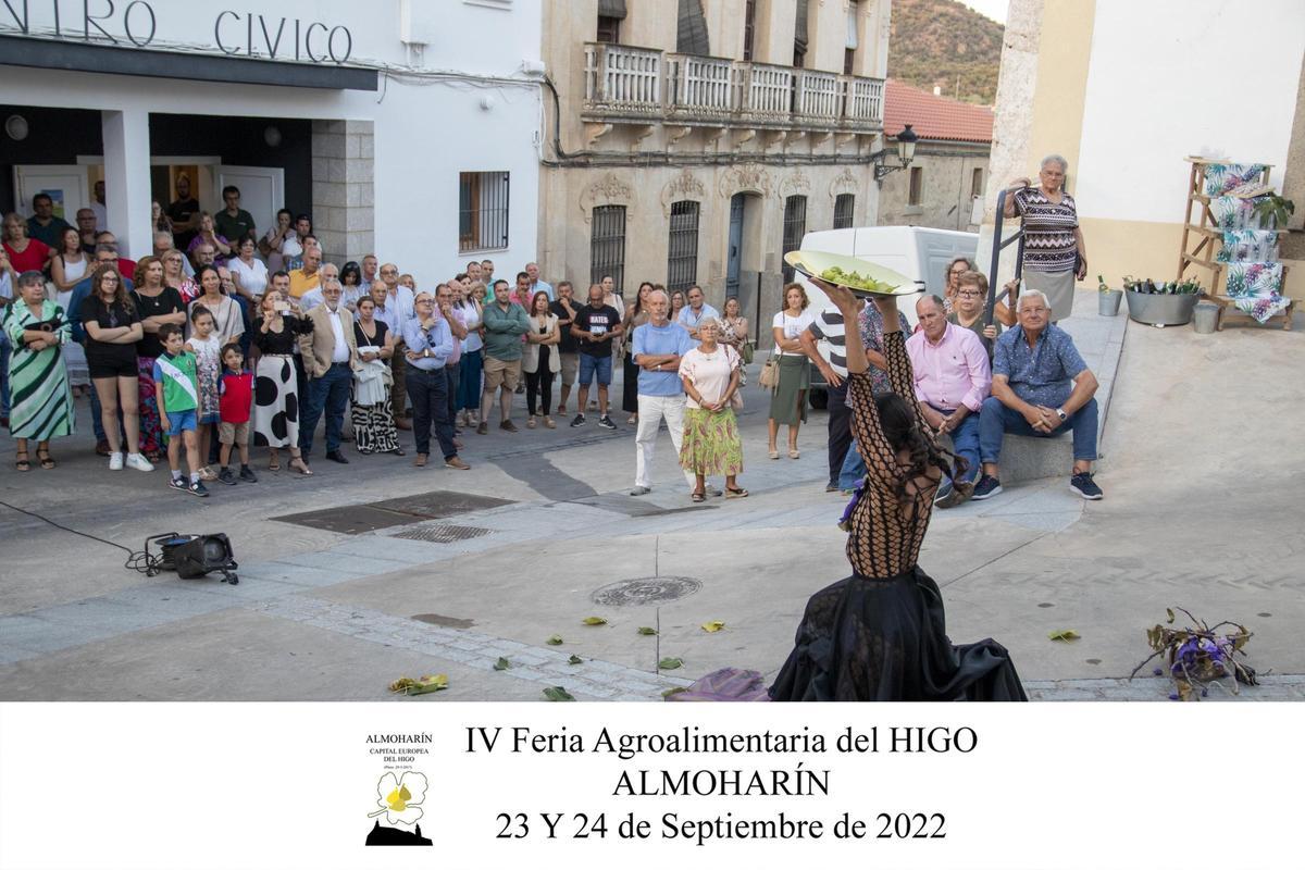 Homenaje a la higuera en la pasada edición de la Feria del Higo de Almoharín.