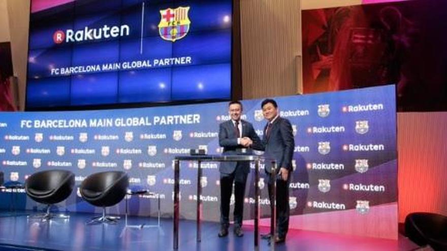 Rakuten, una empresa de comerç electrònic japonesa, patrocinarà el Barça