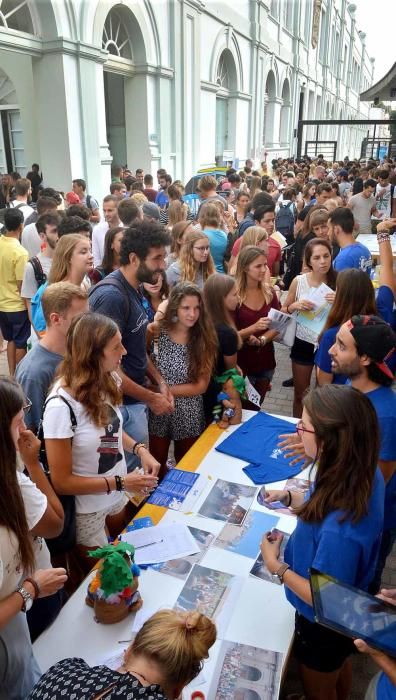 Acto de bienvenida a los estudiantes de intercambi