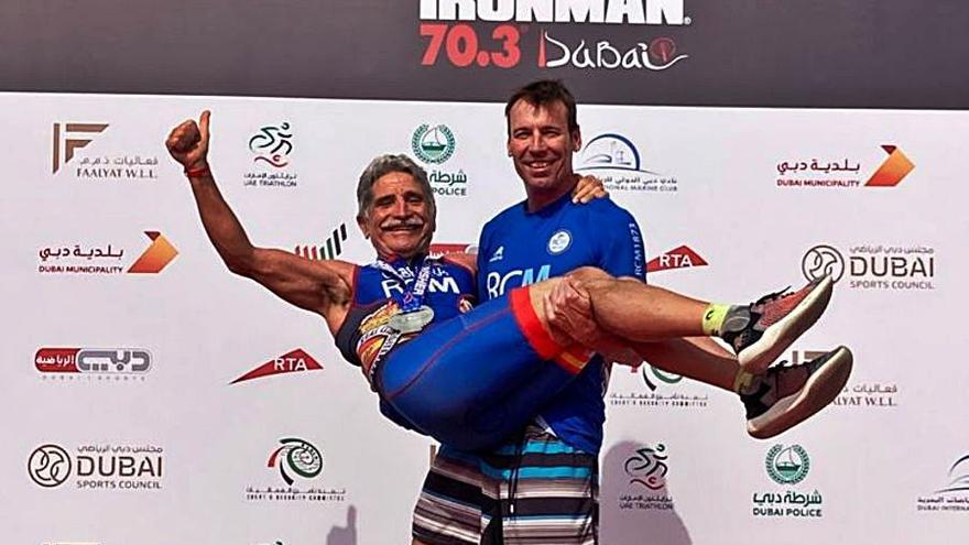 Narváez y Cabrera, campeones del Ironman 70.3 de Dubai