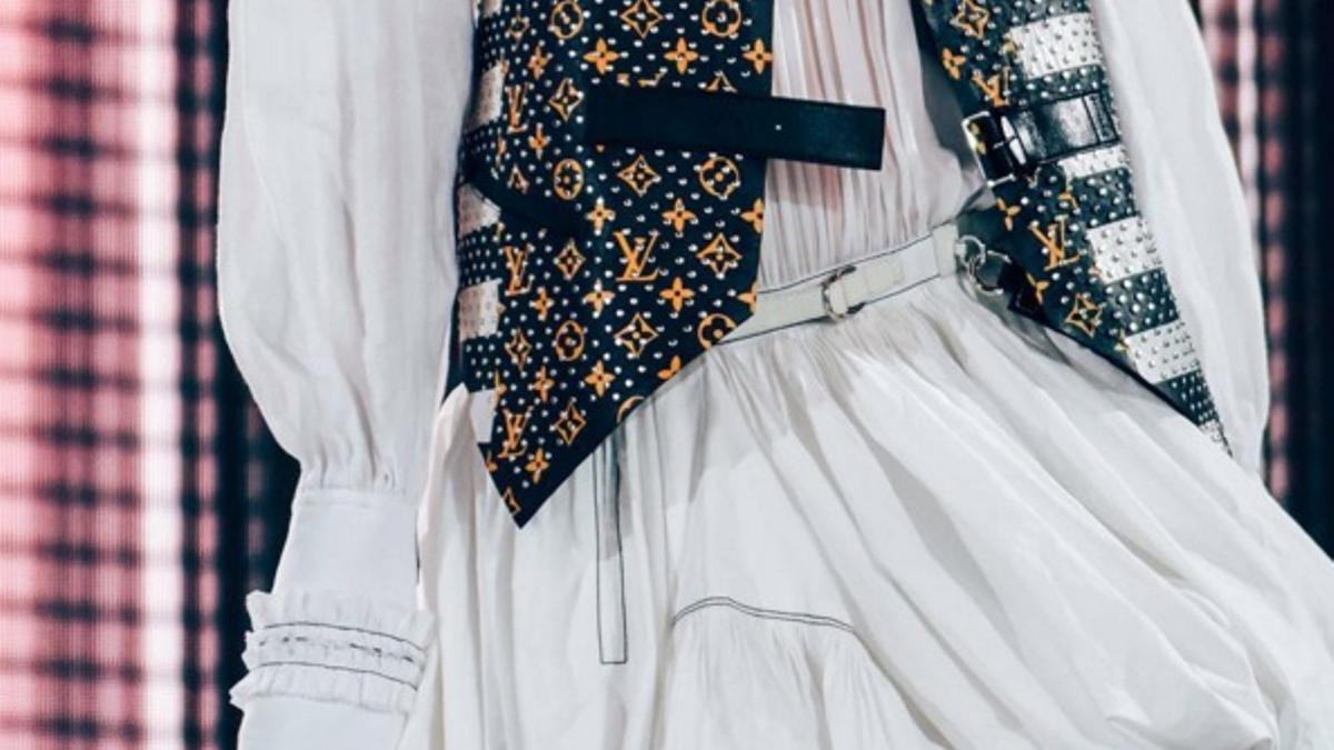 La falda globo de Louis Vuitton