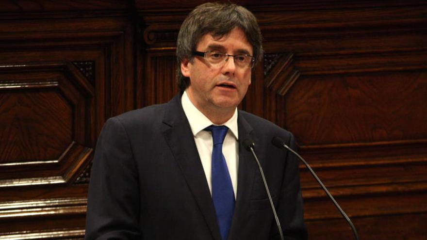 El President de la Generalitat, Carles Puigdemont.