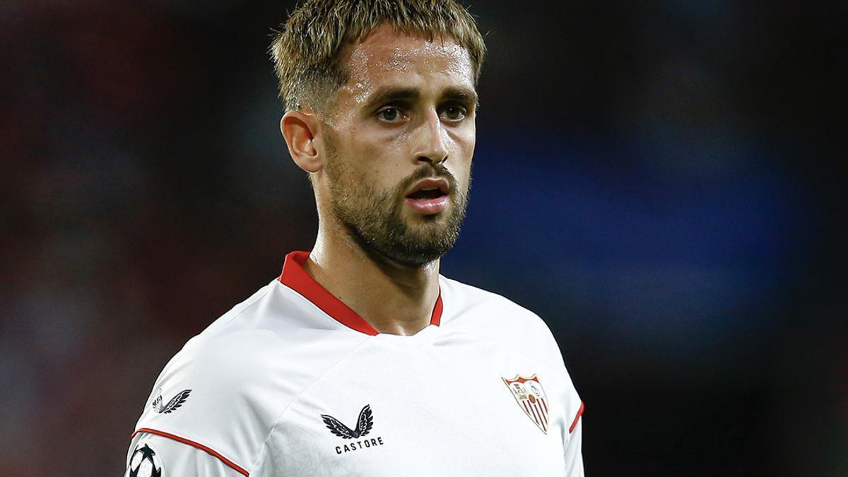 Januzaj, en un partido con el Sevilla