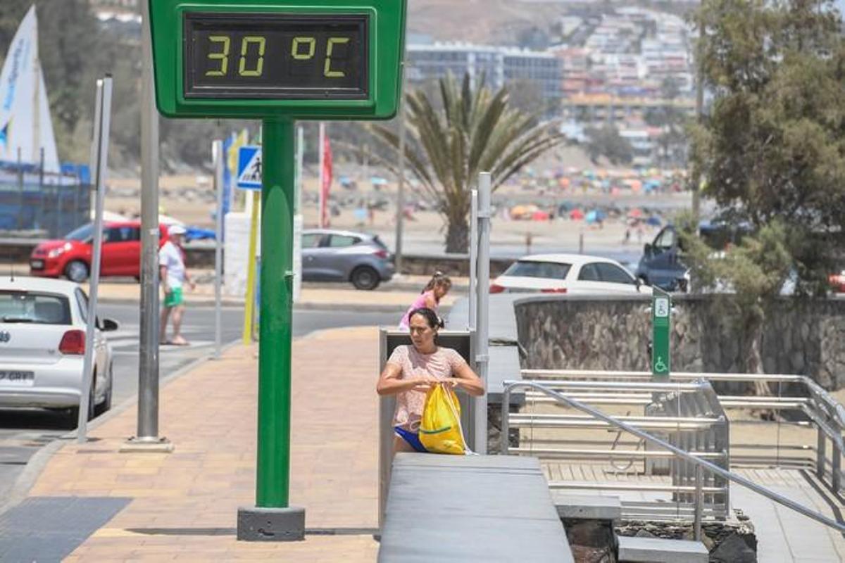 12-05-19  GRAN CANARIA. TEMISAS-SANTA LUCIA-TUNTE-PLAYA DEL INGLES. AGUIMES-SANTA LUCIA DE TIRAJANA- SAN BARTOLOME DE TIRAJANA. METEOROLOGIA. Ola de calor. Reportaje ola de calor. Fotos: Juan Castro.  | 12/05/2019 | Fotógrafo: Juan Carlos Castro