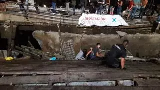 Los peritos de O Marisquiño: una inspección de los bajos del muelle habría evidenciado su "deterioro"
