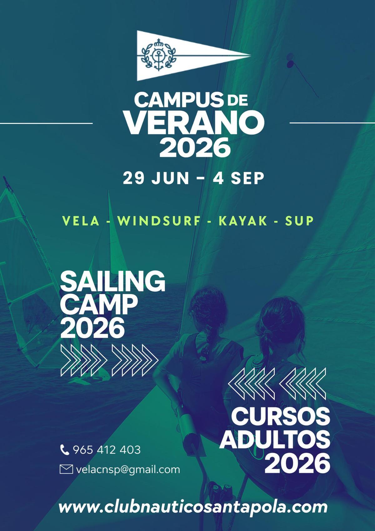 Sailing Camp 2026.