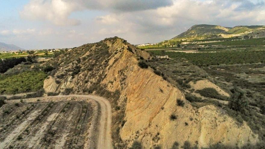 El yacimiento de Los Saladares se encuentra en un cerro en el paraje conocido como Los Cabecicos Verdes.