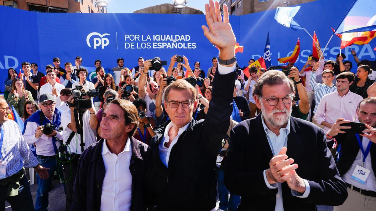 Manifestación del PP contra la amnistía, en imágenes