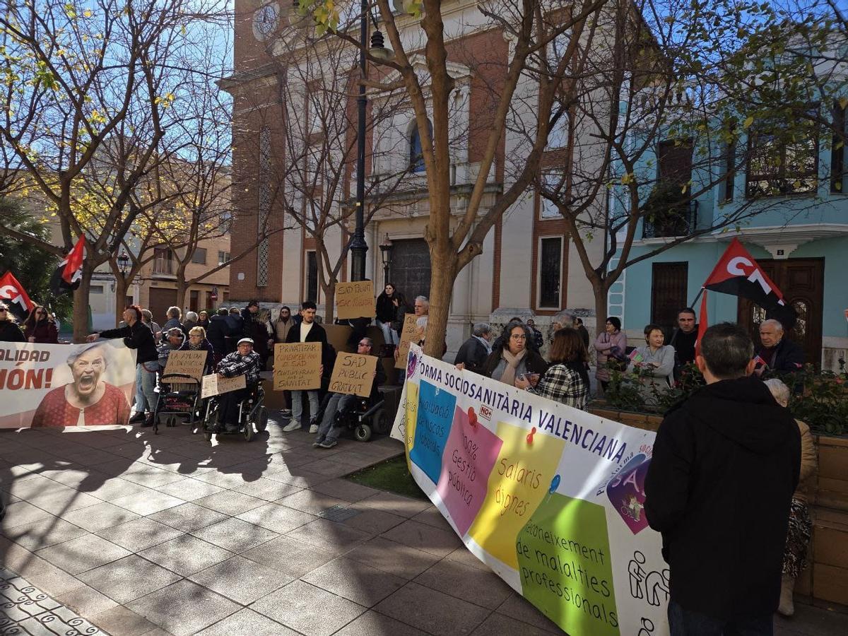 Protesta en Tavernes Blanques.
