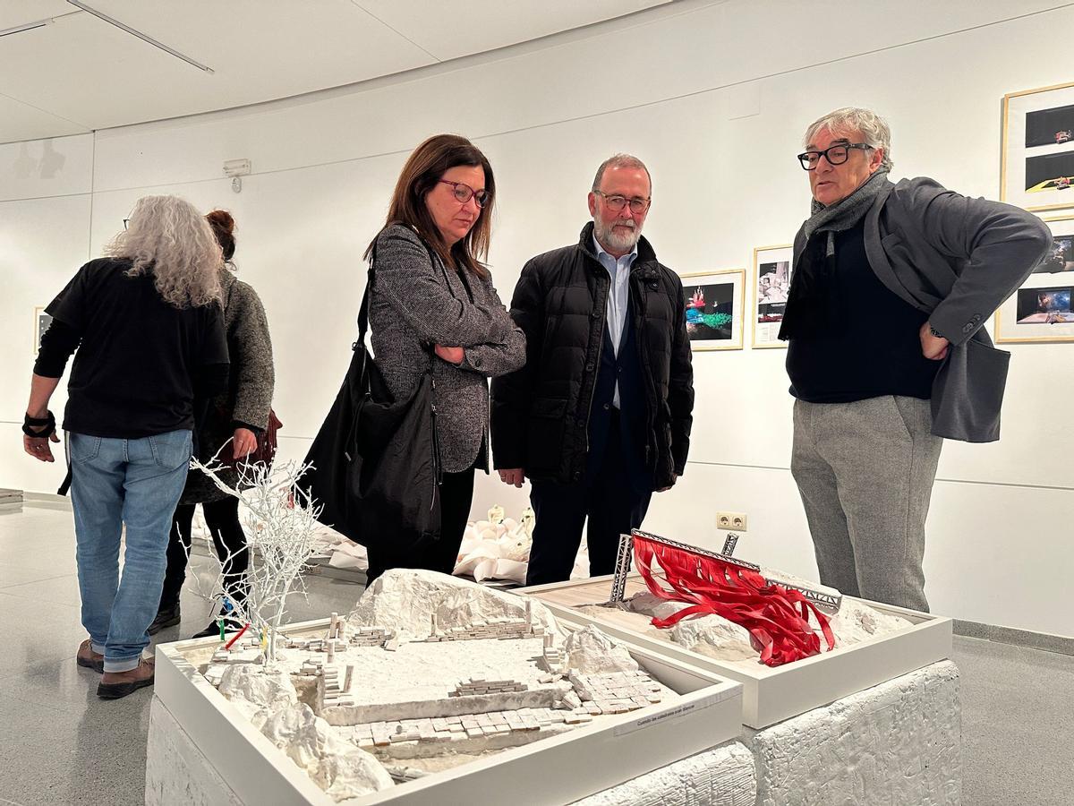 Joan Sabas, a la derecha, con Juanjo Berenguer y Dorian Gomis