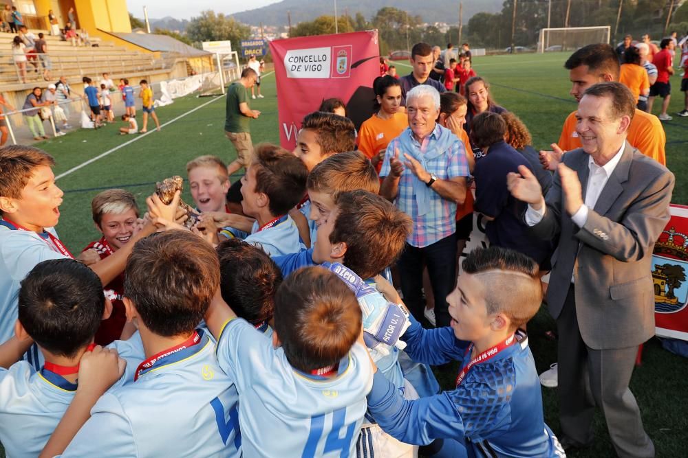 Doblete del Celta en las finales de Samil (