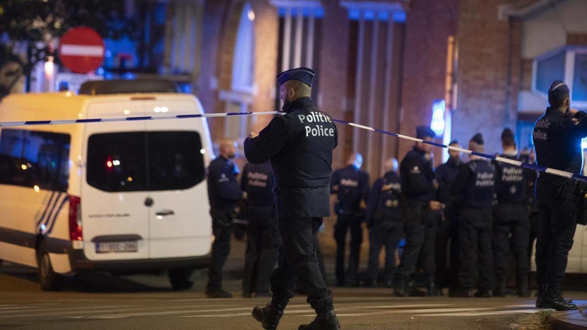 Agents de la policia, a Brussel·les.