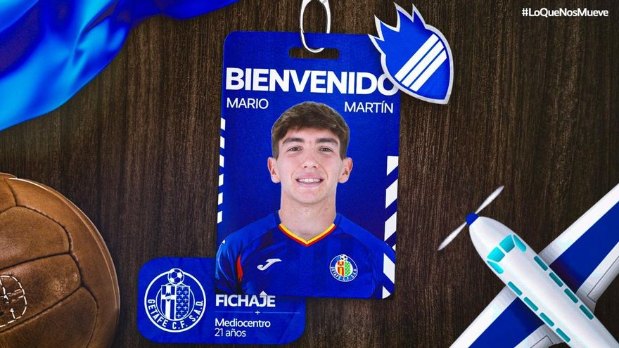 Mario Martín, nuevo jugador del Getafe CF