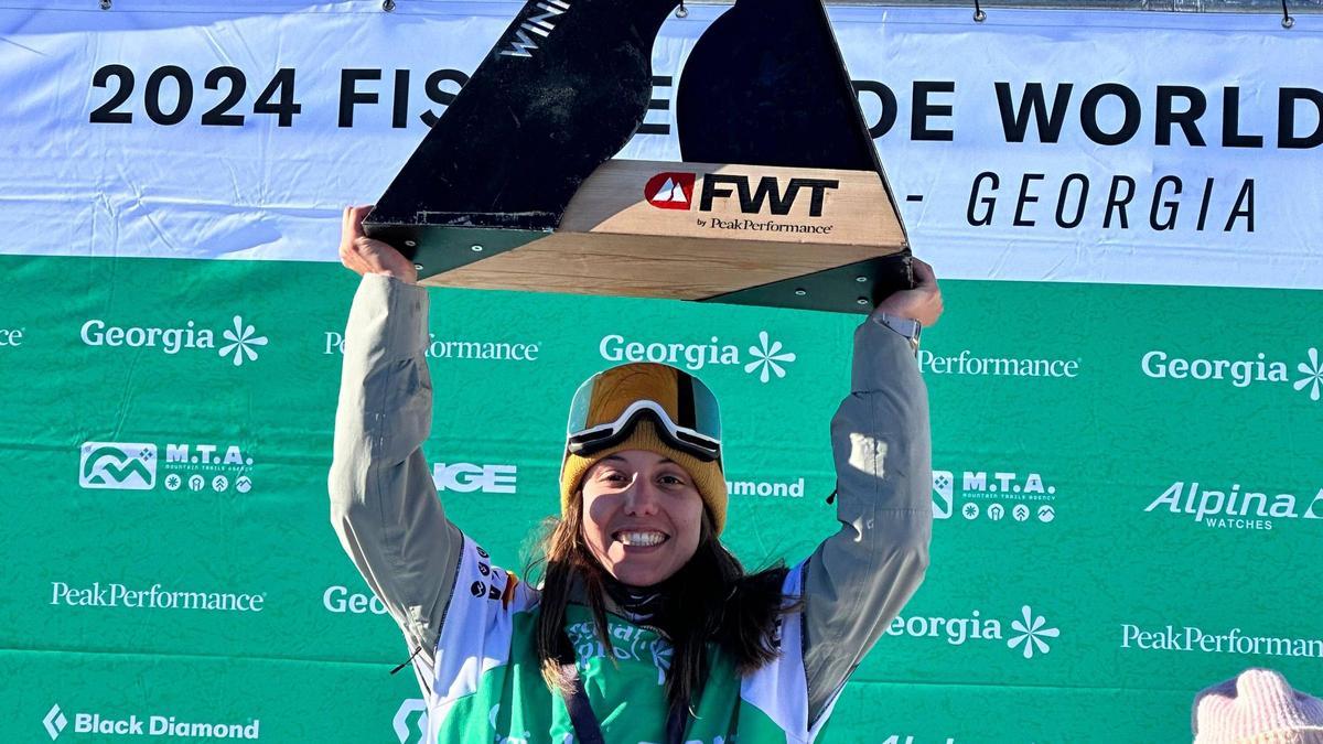 Núria ha subido a lo más alto del podio en Georgia