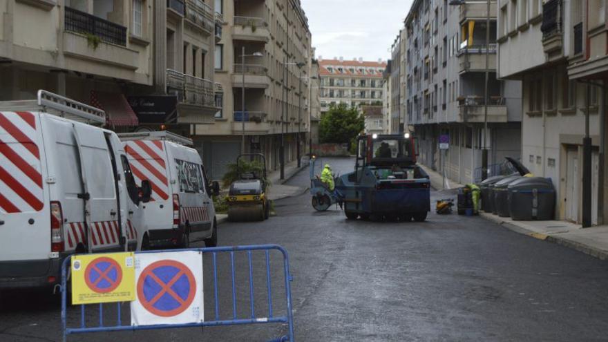 Sanxenxo apura las obras en varias calles para finalizarlas antes de julio
