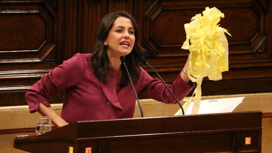 La líder de Cs, Inés Arrimadas.