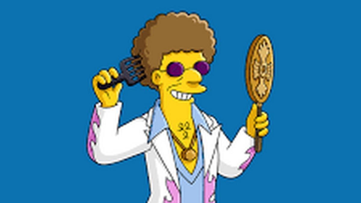 Imagen del personaje de &#039;Los Simpsons&#039;, Disco Stu.