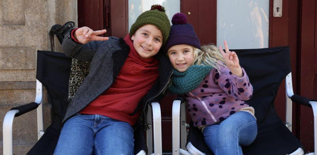 Adrián y Noa Blanco, actores. |  A. B.