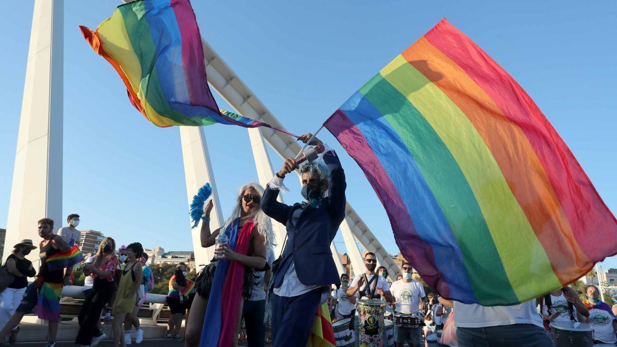 Imagen del Orgullo en València el año pasado.