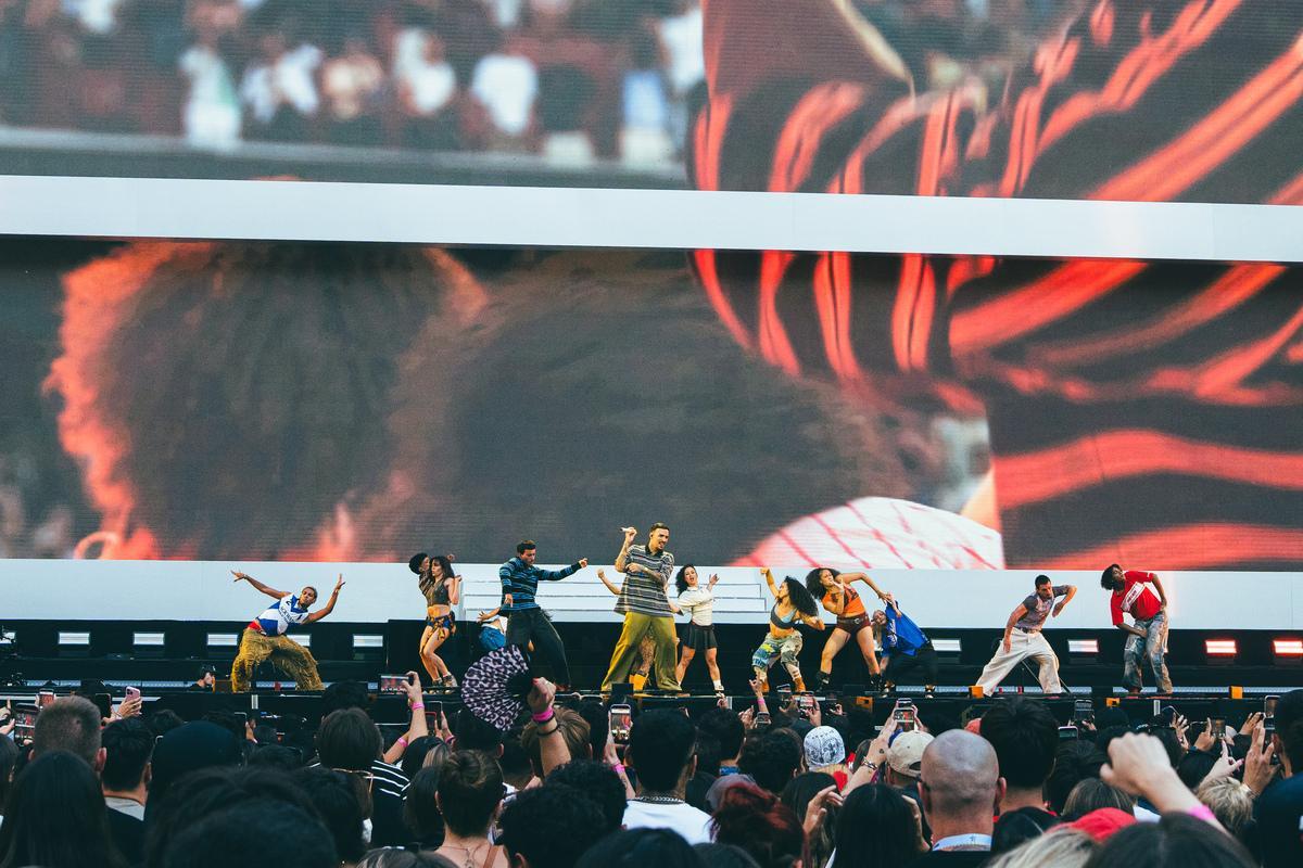 Las imágenes del concierto de Rels B en el Metropolitano de Madrid