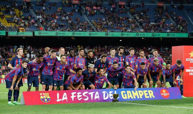 La plantilla del FC Barcelona