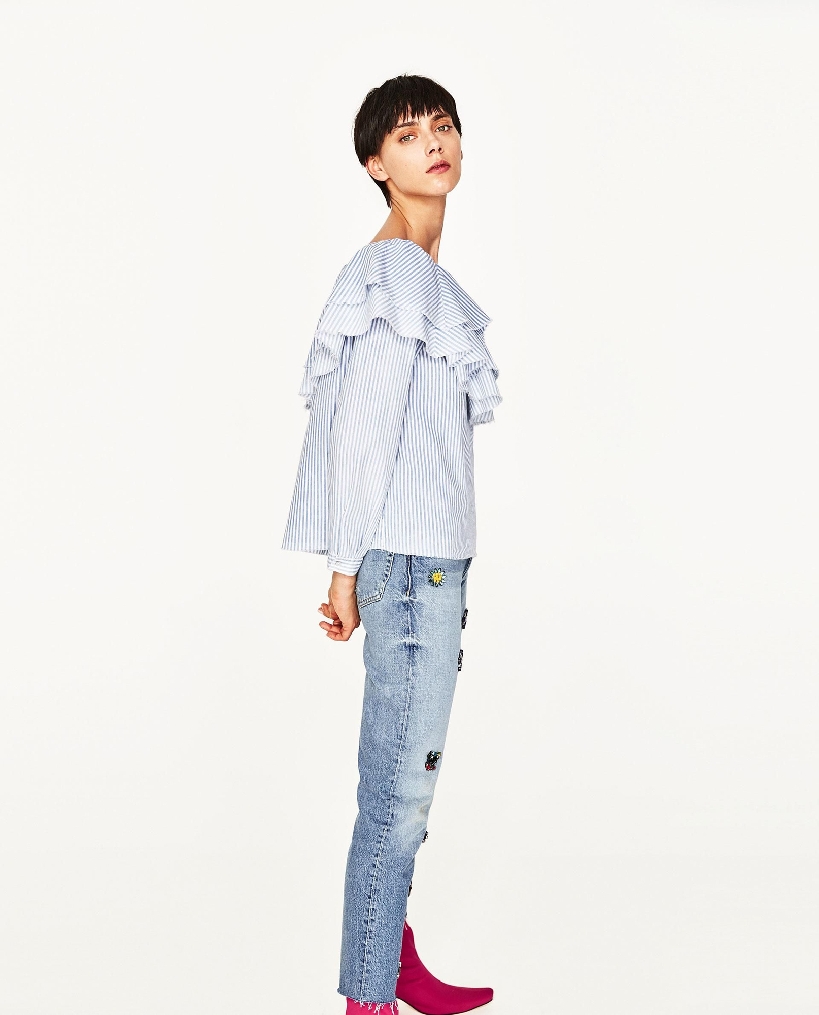 Camisa de rayas de Zara