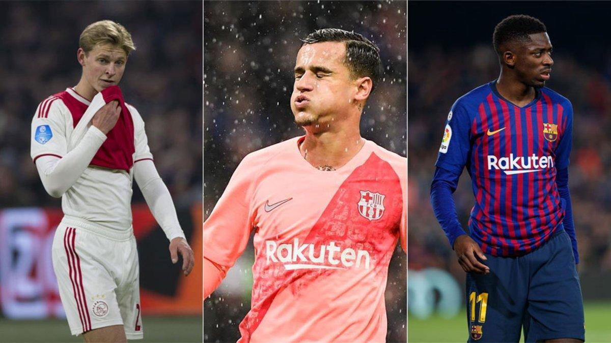 Los tres grandes fichajes del Barça en el último año y medio