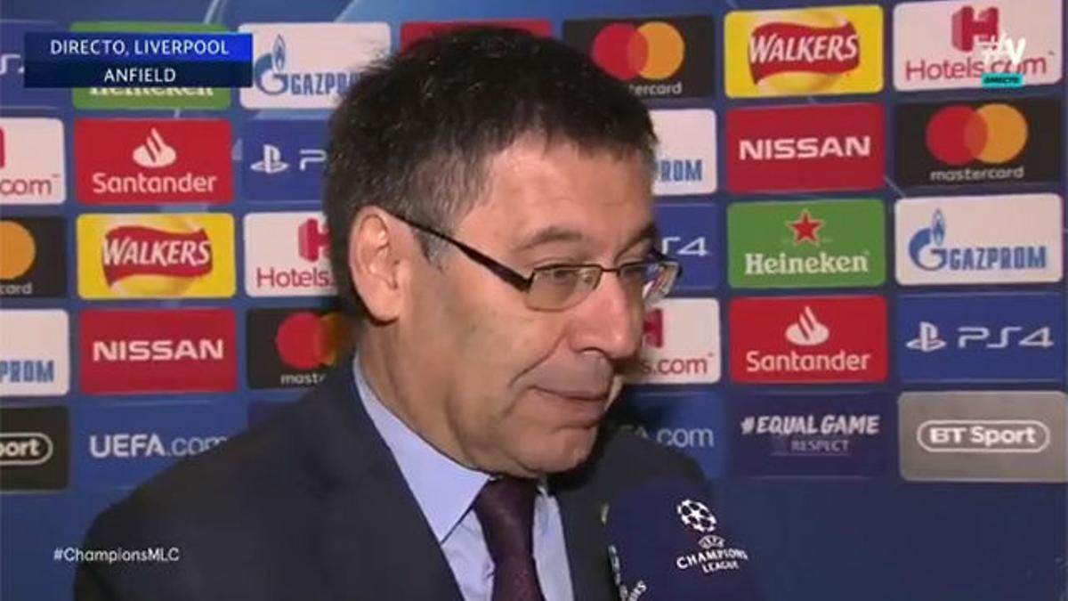 Bartomeu: "Es muy difícil explicarnos esta situación"