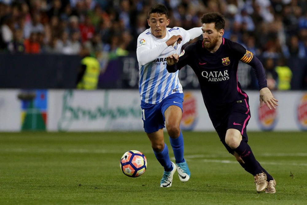 El Màlaga-Barça en imatges