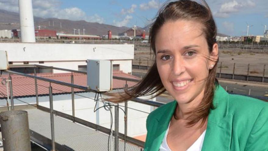 María García-Almonacid, en la depuradora del Sureste. | yaiza socorro