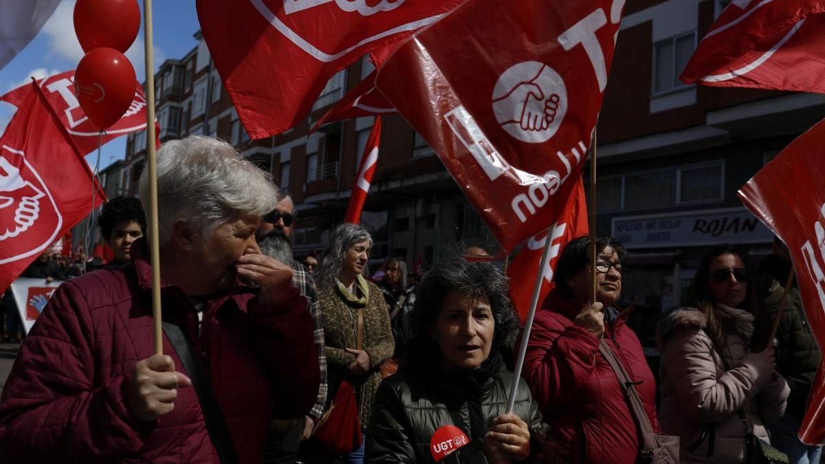 Manifestación del 1 de mayo en Zamora en 2024.