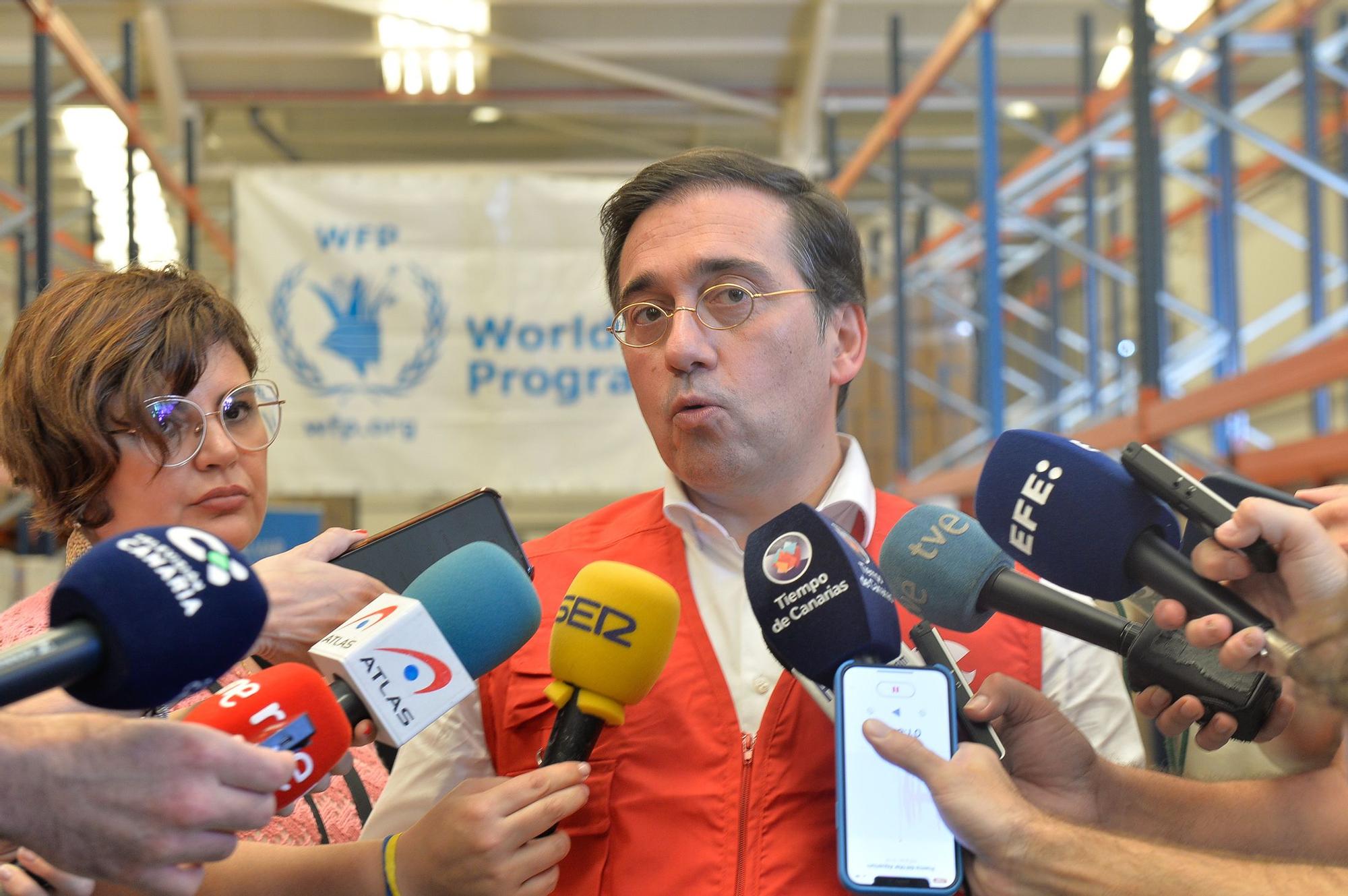 Visita de José Manuel Albares a la sede del Programa Mundial de Alimentos