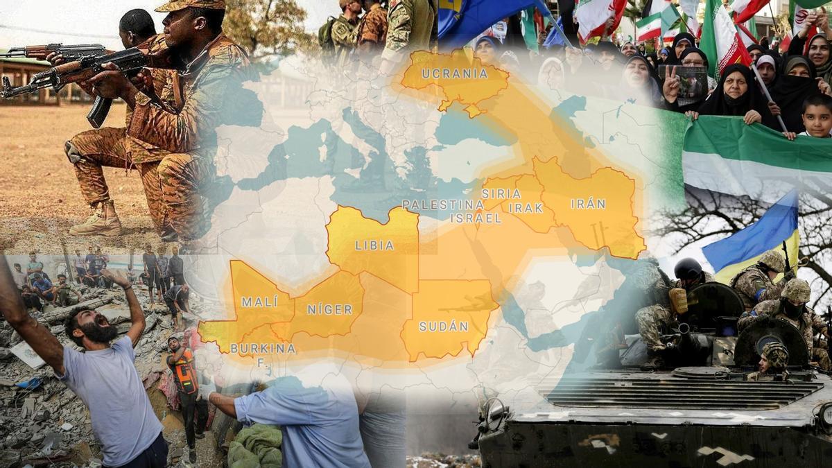 Arco de conflictos que rodea a Europa