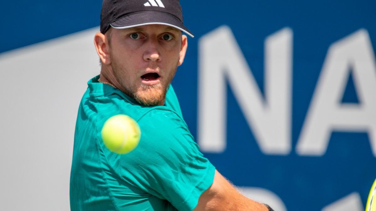 Davidovich, durante un partido