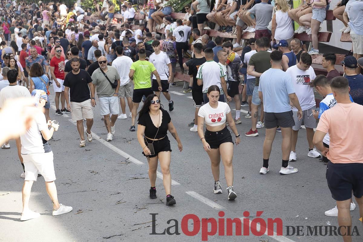 El segundo encierro de las Fiestas de Moratalla se salda con un herido