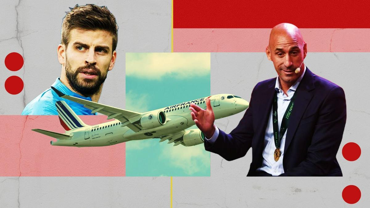 Gerard Piqué y Luis Rubiales