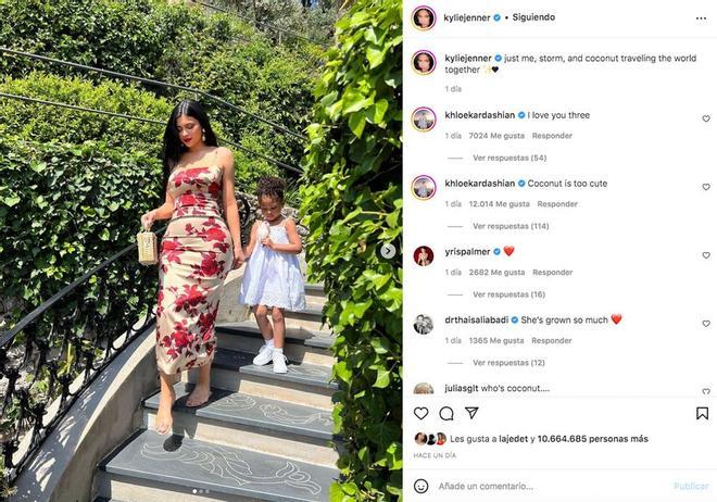 Kylie Jenner revela el nombre de su hijo en Instagram