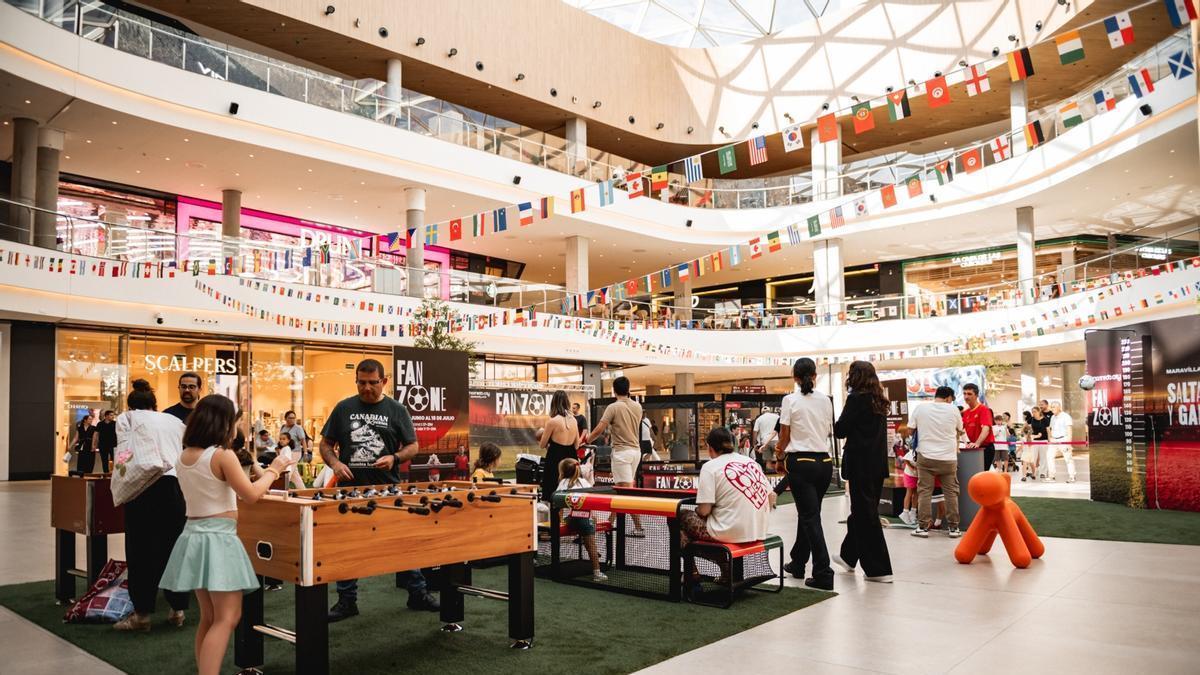 Actividades de ocio en Marineda City por el Mundial.