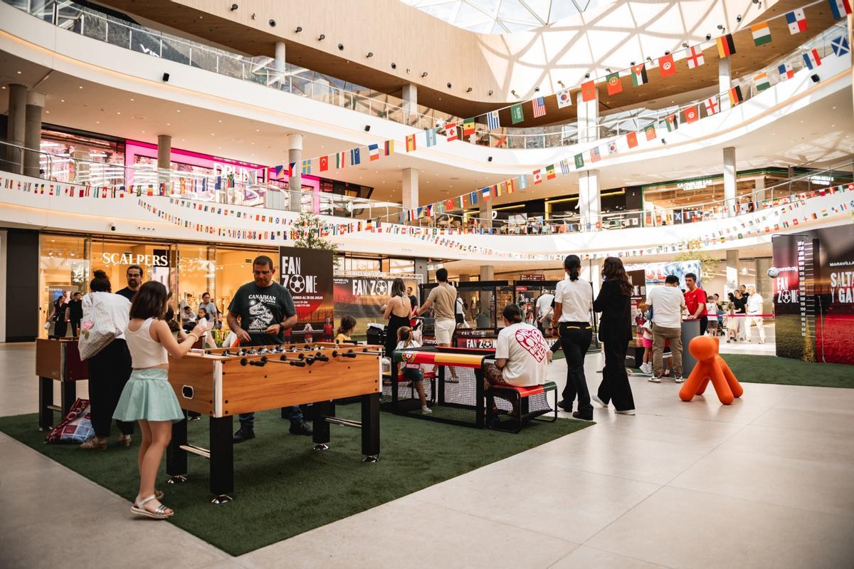 Actividades de ocio en Marineda City por el Mundial.