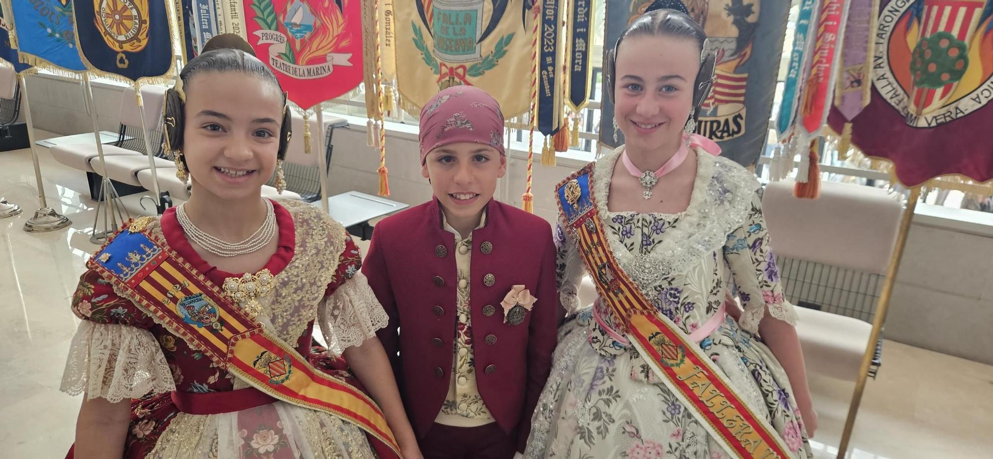 La alfombra roja en el 50 aniversario de la Agrupación de Fallas del Marítim