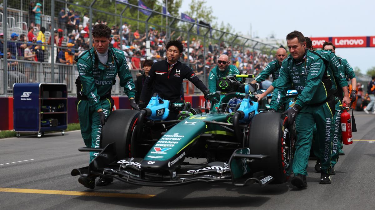 Alonso, en la parrilla del GP de Canadá