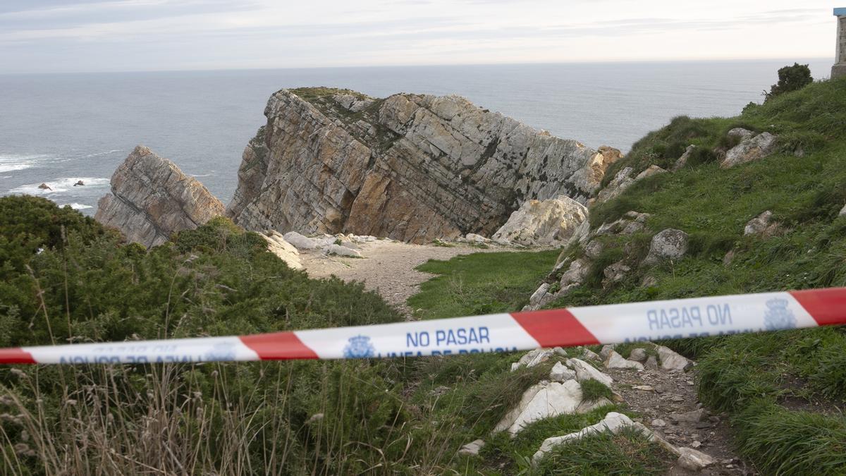 La zona de Cabo Peñas en la que se vio por última vez a Sandra Bermejo.