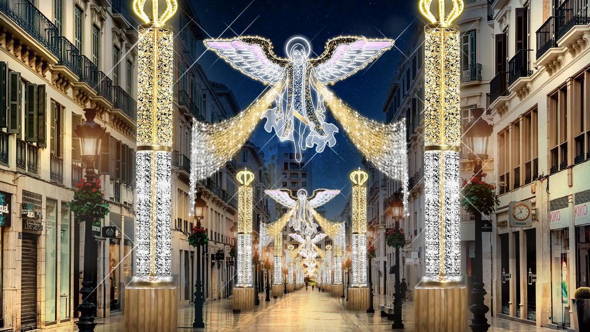 Luces de Navidad de este año en Málaga