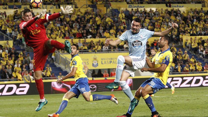 Aspas, bigoleador en el partido de ida // EFE