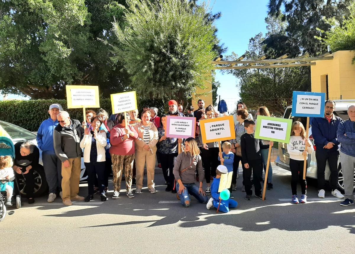 Concentración en el parque cerrado desde 2022