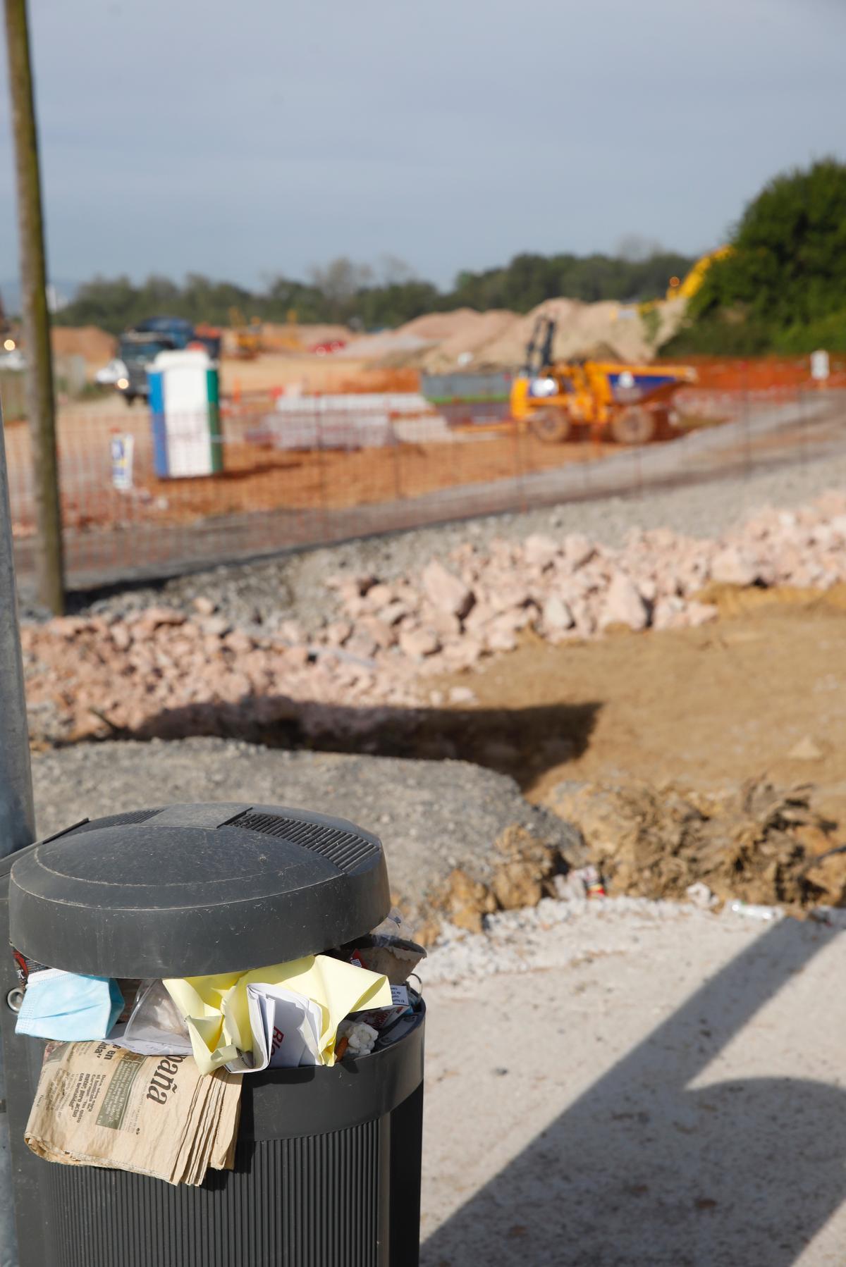 Despliegue y avance de las obras de Amazon en la parcela de Bobes