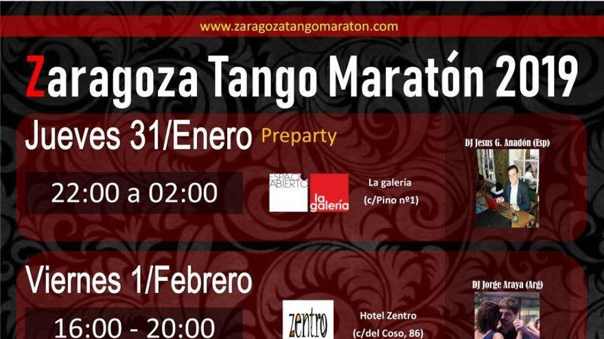 Zaragoza acoge este fin de semana su segundo maratón de tango argentino